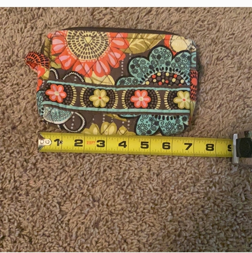 NEW Bradley cosmetic makeup travel case, wristlet Orange Green Blue Black BUNDLE